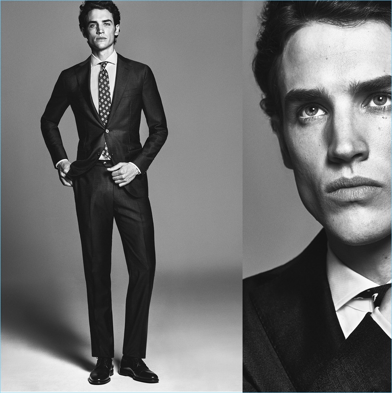 New Behaviour: Federico Novello Dons Massimo Dutti Formal Collection ...