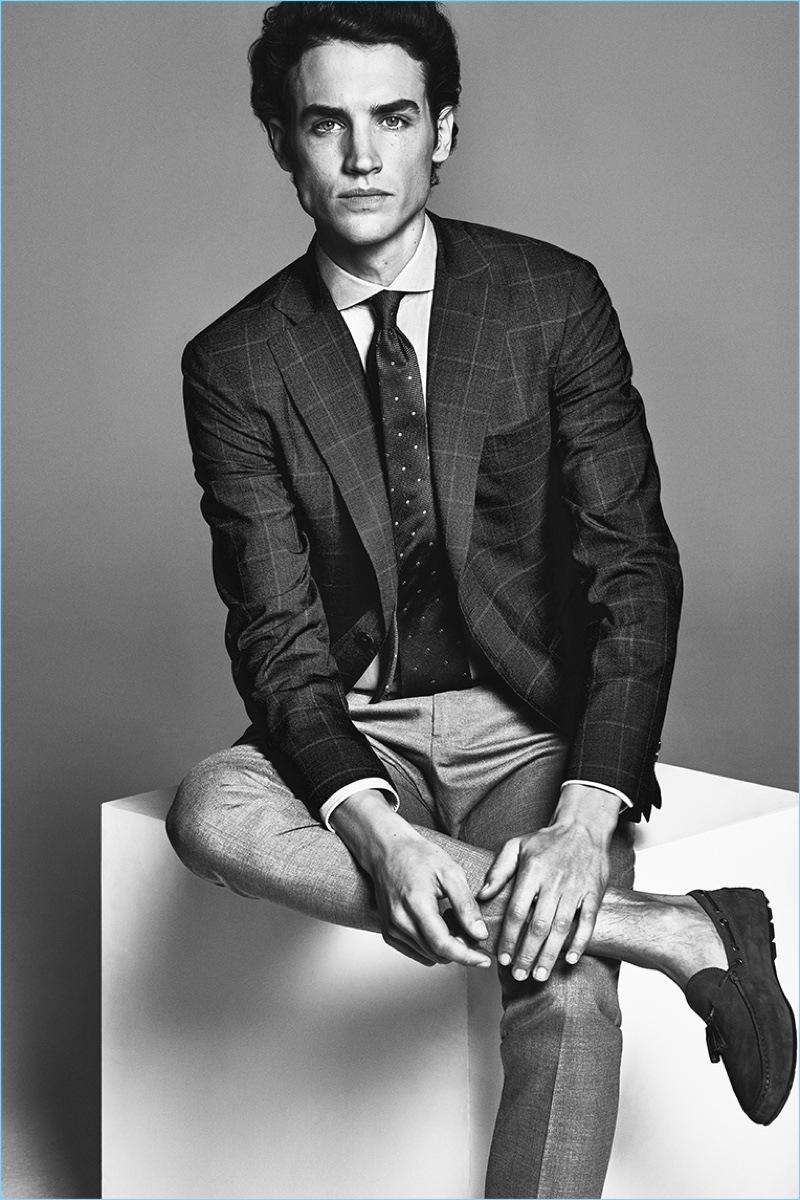 New Behaviour: Federico Novello Dons Massimo Dutti Formal Collection ...