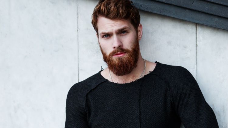 Red Bearded Handsome Man