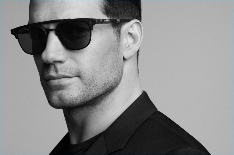 A cool vision in sunglasses, Henry Cavill stars in BOSS' eyewear campaign.