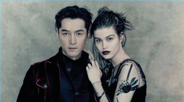 Paolo Roversi photograph Hu Ge and Luna Bijl for Vogue China.