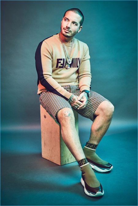 J Balvin 2018 Footwear News Photo Shoot 003