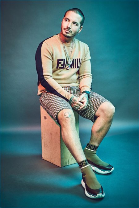 J Balvin 2018 Footwear News Photo Shoot 003