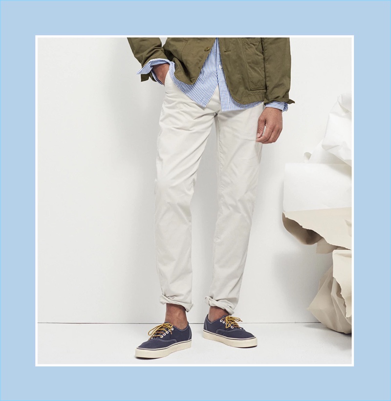 Lightweight Chinos: J.Crew spotlights its 484 slim-fit lightweight chinos.