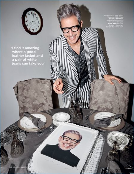 Jeff Goldblum 2018 British GQ Cover Photo Shoot 005