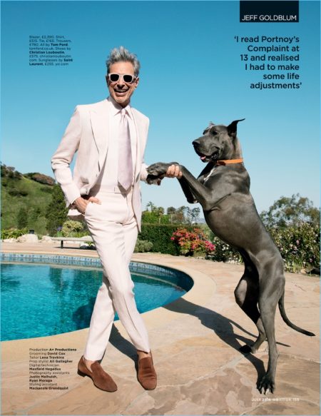 Jeff Goldblum 2018 British GQ Cover Photo Shoot 008