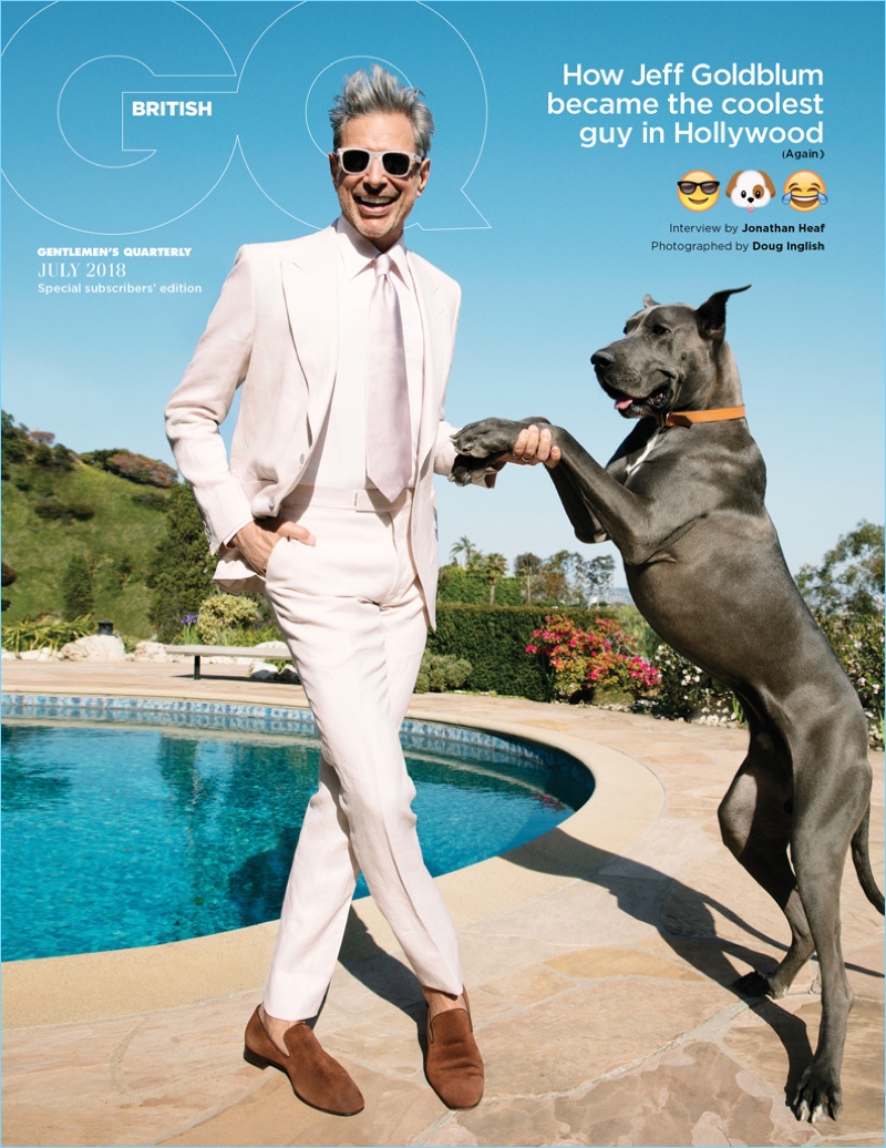 British GQ releases a special subscriber's cover featuring Jeff Goldblum. » Jeff Goldblum Covers British GQ, Discusses Hollywood's Climate Today British GQ releases a special subscriber's cover featuring Jeff Goldblum.