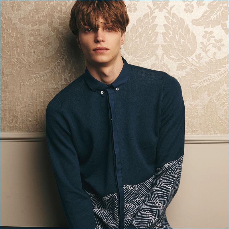 John Smedley enlists Jake Love as the star of its spring-summer 2018 campaign.