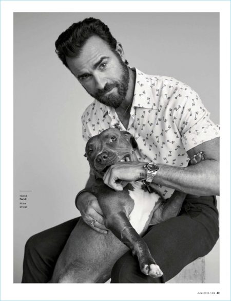 Justin Theroux Covers GQ Germany, Talks Style & Shopping