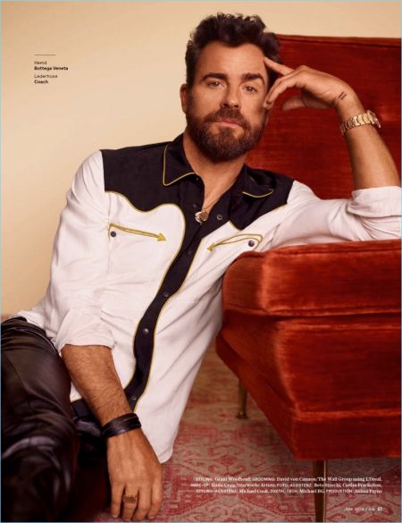 Justin Theroux Covers GQ Germany, Talks Style & Shopping