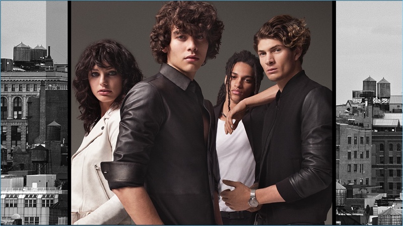 Models Francisco Perez, Malcolm Evans, and Jake Lahrman appear in Kenneth Cole's fragrance campaign.