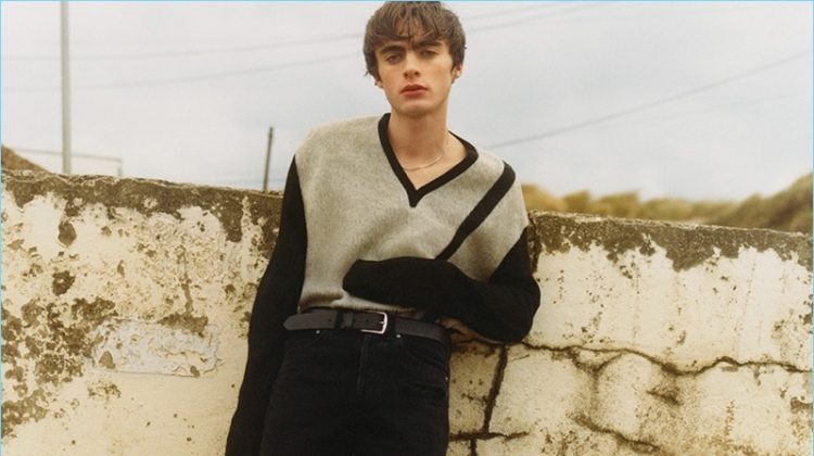 Lennon Gallagher stars in a spring-summer 2018 story for AGOLDE.