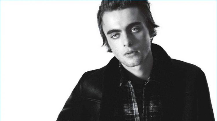 Lennon Gallagher stars in Saint Laurent's fall-winter 2018 campaign.