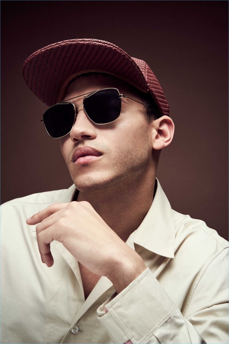 Dylon Maggio wears Polaroid sunglasses. 