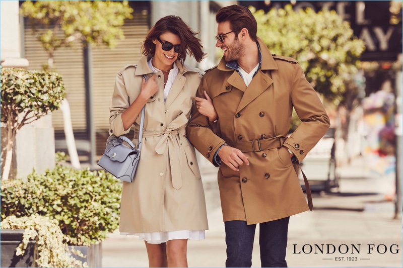 Taking to the streets of New York, Alison Nix and Chad Masters star in London Fog's spring-summer 2018 campaign. » London Fog Showcases Classic Outerwear for Spring '18 Campaign Taking to the streets of New York, Alison Nix and Chad Masters star in London Fog's spring-summer 2018 campaign.
