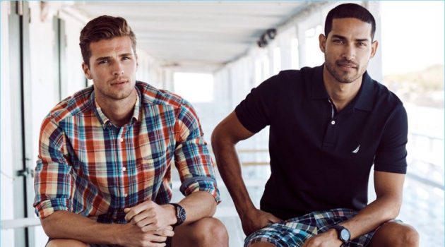Edward Wilding & Daniel Pimentel Explore California's Coastline with Nautica Models Edward Wilding and Daniel Pimentel come together for Nautica's spring-summer 2018 outing.