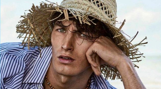 Lonely Beach: Oli Lacey for Spanish GQ