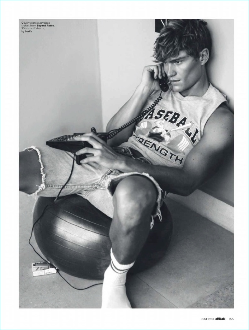 Oliver Cheshire Dons Vintage Styles for Attitude