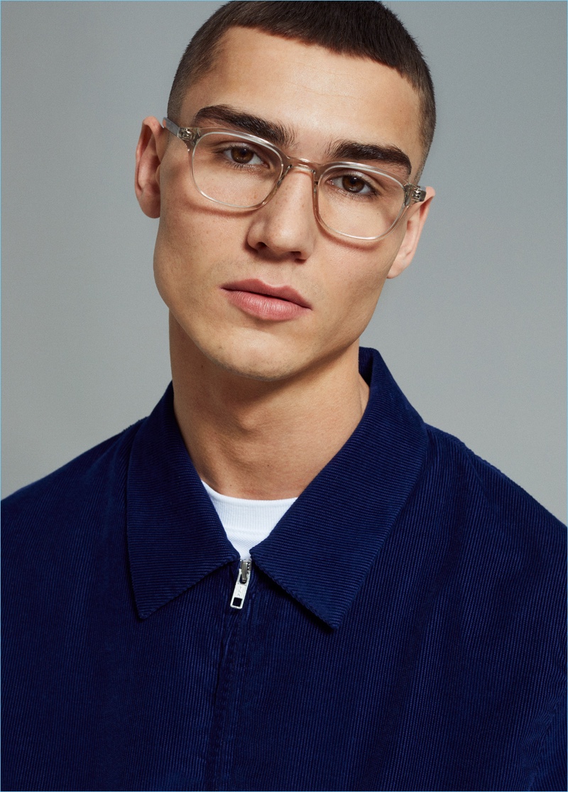 Frederik Josef sports Ørgreen Optics' David glasses from its Minimal Vintage collection.