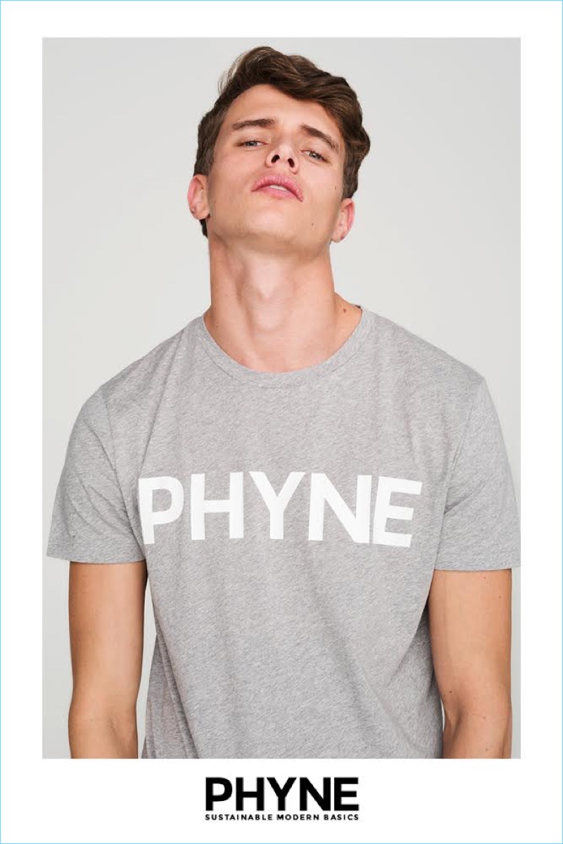 Jordy Baan stars in a campaign for PHYNE.