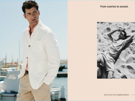 Sean O'Pry Makes Way for Summer with Massimo Dutti