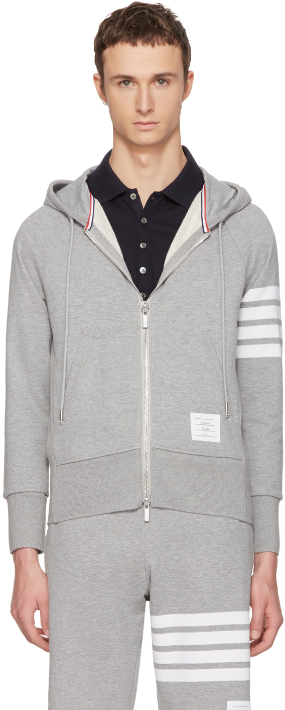 Thom Browne Grey Hoodie » Our Top 6 Must-Have Designer Hoodies Thom Browne Grey Hoodie