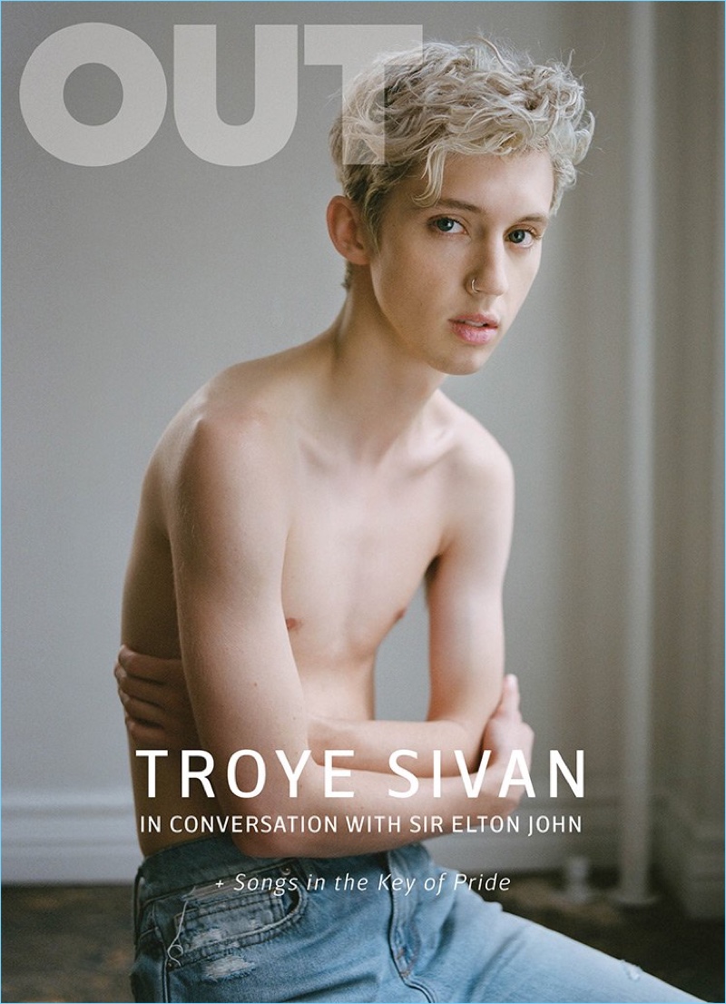 Troye Sivan covers the June 2018 issue of Out magazine.