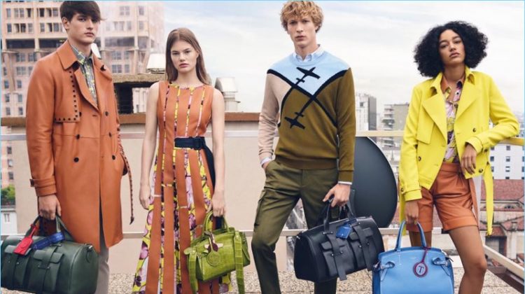 Sven de Vries & Jegor Venned Embrace Stylish Cool for Trussardi Spring ’18 Campaign