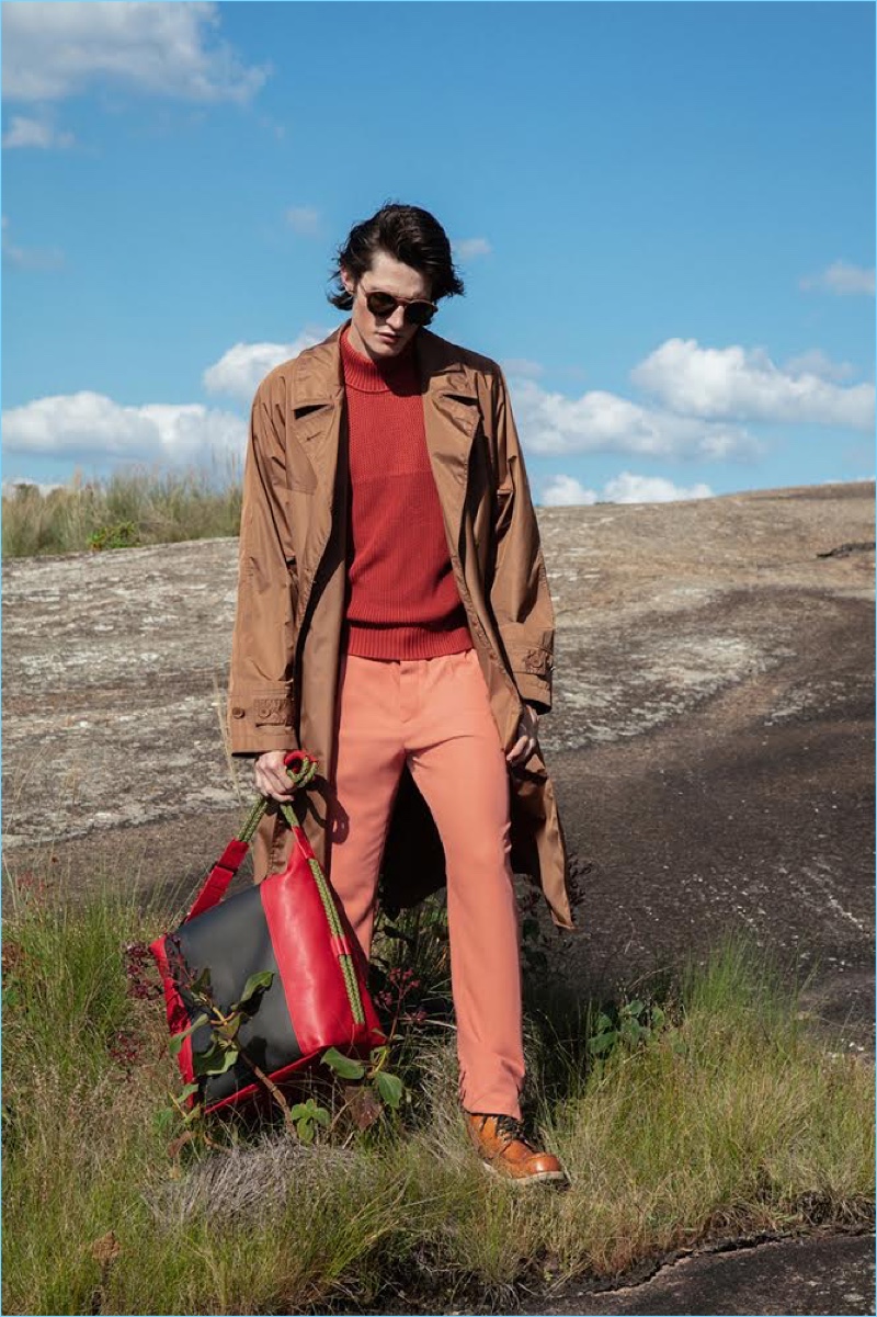 Victor Kusma Embraces Outdoors Style for GQ Brasil