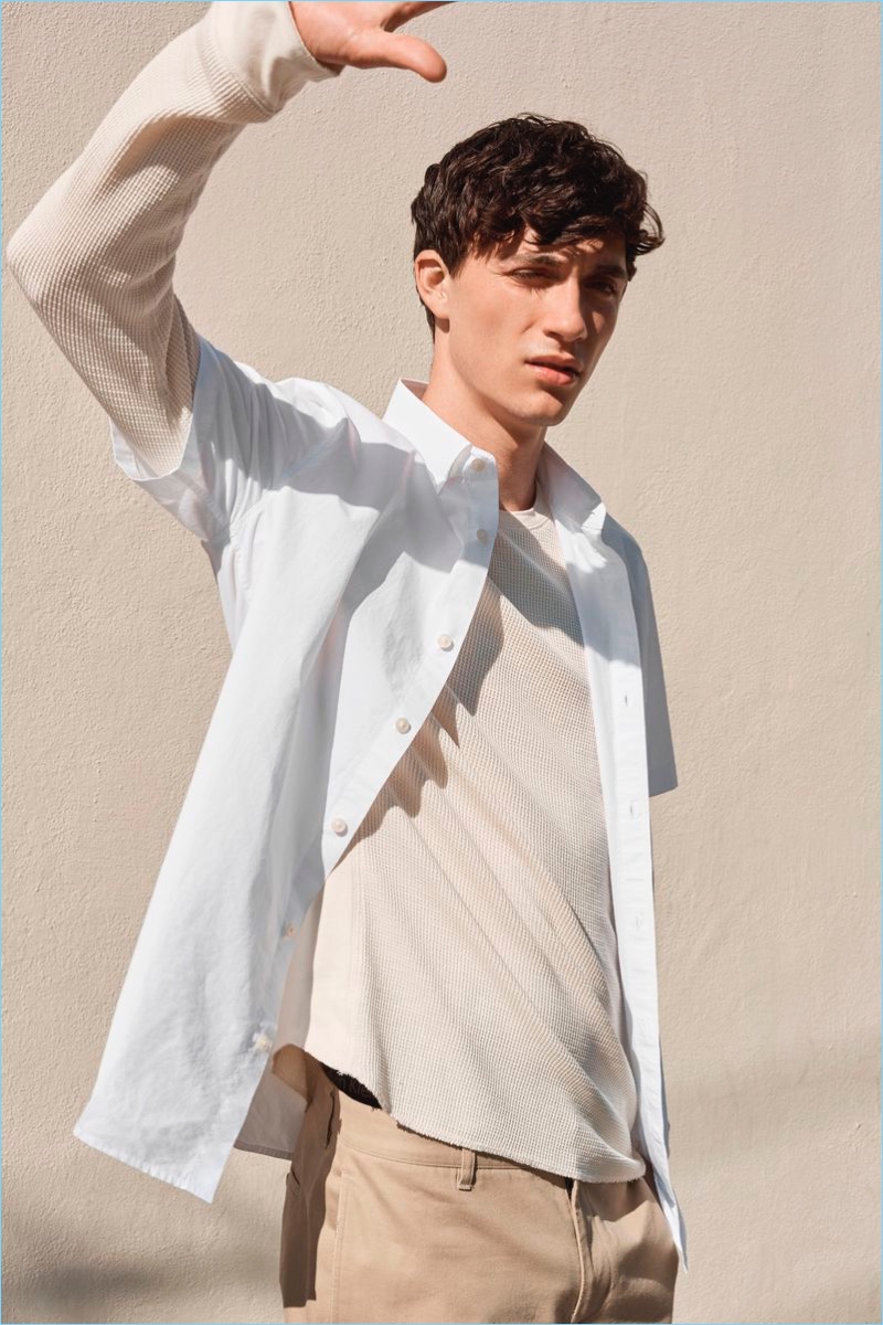 Jacob Bixenman stars in Vince's spring-summer 2018 campaign.