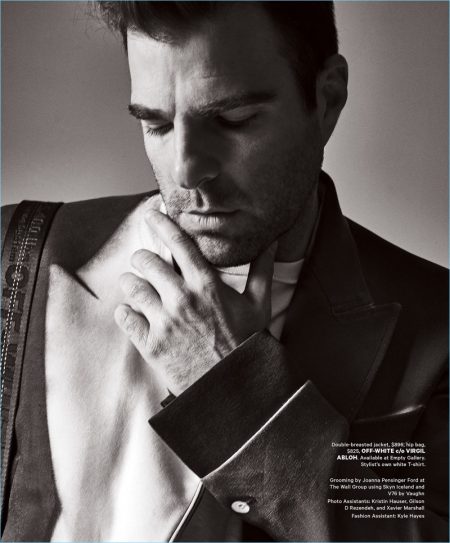 Zachary Quinto 2018 Essential Homme Cover Photo Shoot 007