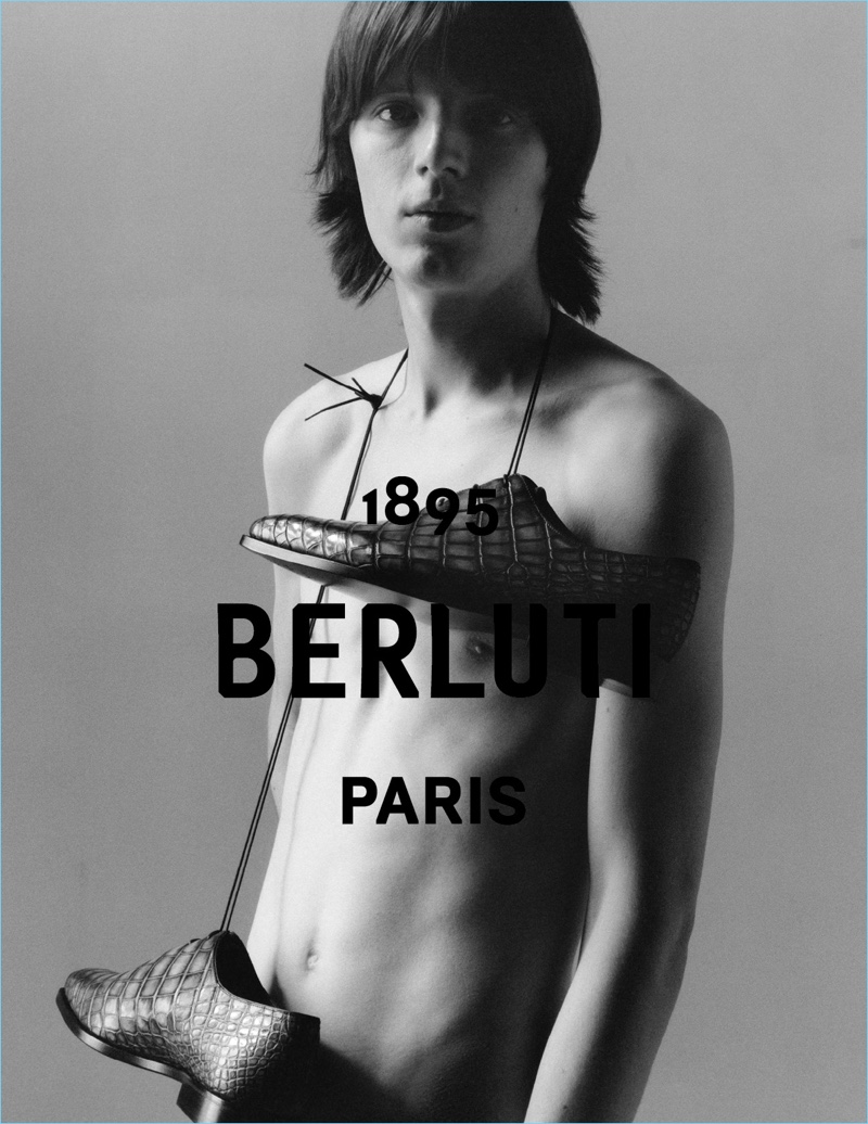 Ewan Murray fronts an advertising campaign for Berluti.