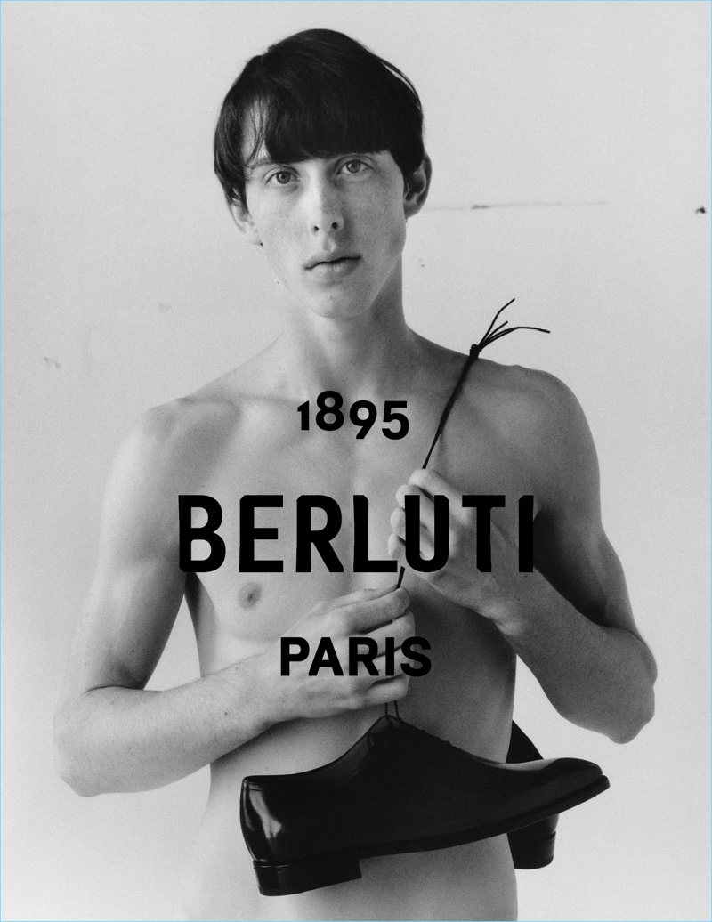 Rodrigue Durard is front and center for Berluti's new campaign.