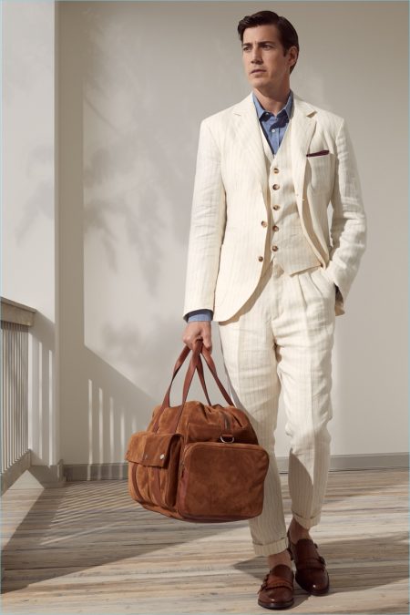 Brunello Cucinelli Reinterprets Gatsby Style for Spring '19 Collection