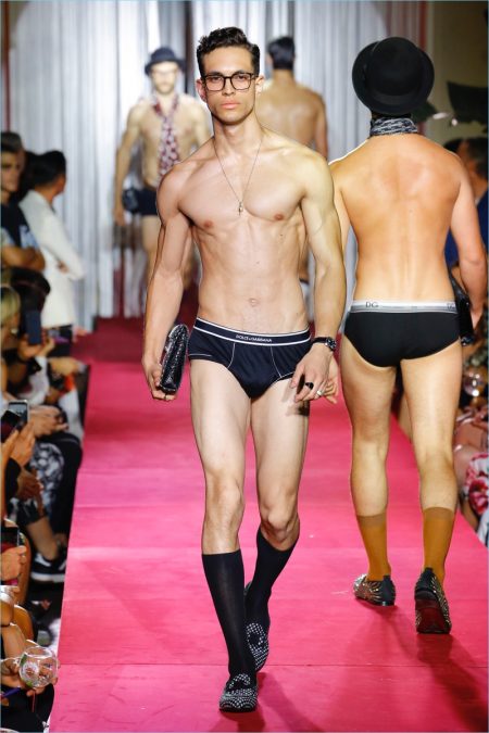 Dolce Gabbana 2018 Secret Mens Show Underwear 036