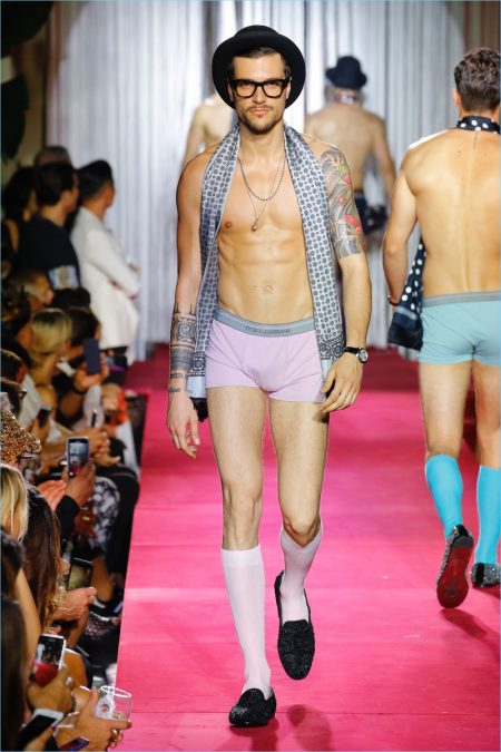 Dolce Gabbana 2018 Secret Mens Show Underwear 039