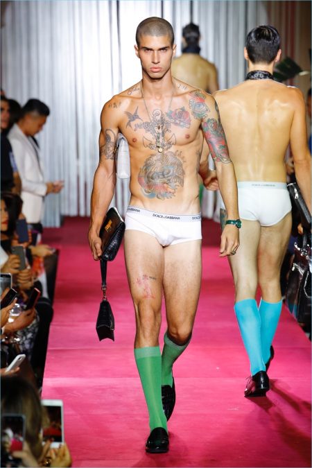 Dolce Gabbana 2018 Secret Mens Show Underwear 048