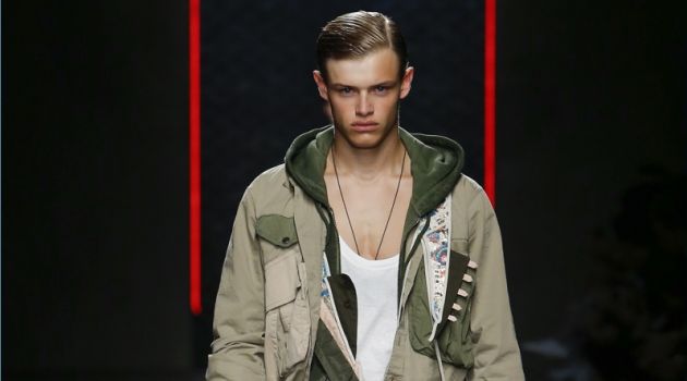 Dsquared2 Does Sporty Military Style for Spring '19 Collection Dsquared2 Does Sporty Military Style for Spring '19 Collection
