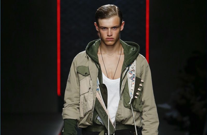 Dsquared2 Does Sporty Military Style for Spring '19 Collection Dsquared2 Does Sporty Military Style for Spring '19 Collection