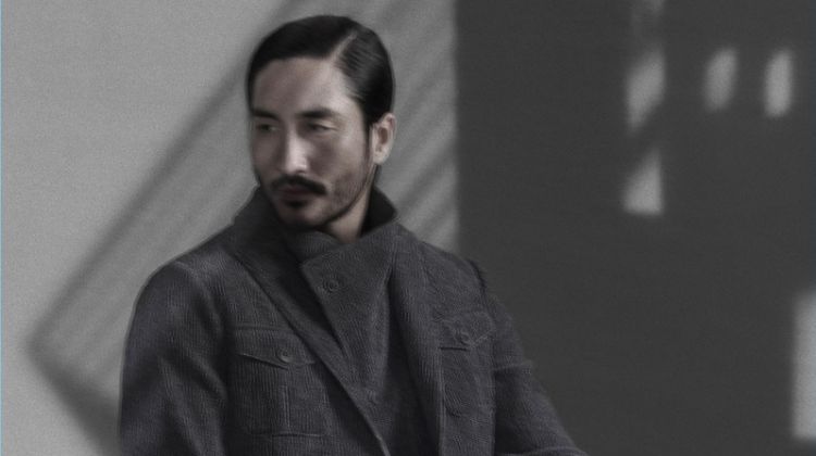 Tony Thornburg reunites with Giorgio Armani for its fall-winter 2018 campaign.