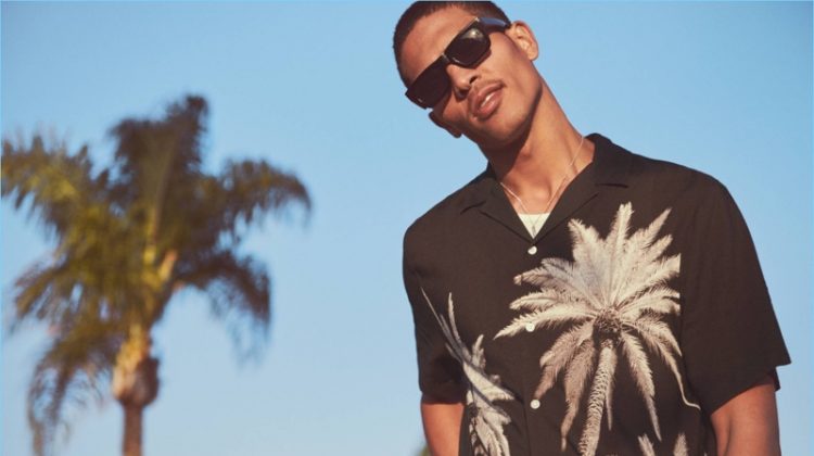 Under the Sun: Geron McKinley Dons Summer Style for H&M