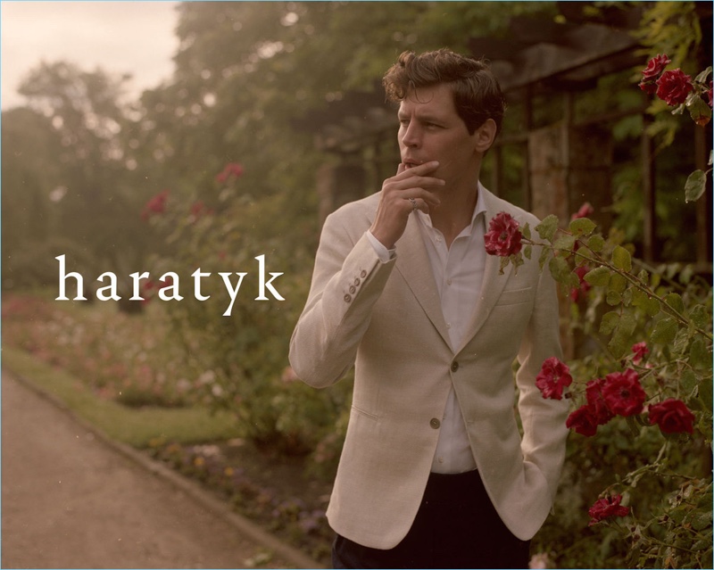 Haratyk taps Adrian Wlodarski as the star of its spring-summer 2018 campaign.