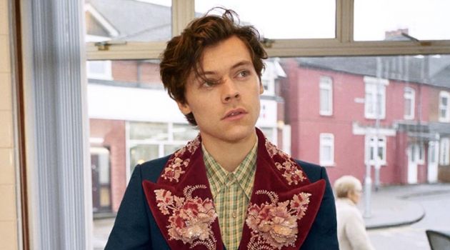 Harry Styles Gets Fish & Chips for Gucci Pre-Fall '18 Tailoring Campaign Gucci enlists Harry Styles as the star of its fall-winter 2018 tailoring campaign.