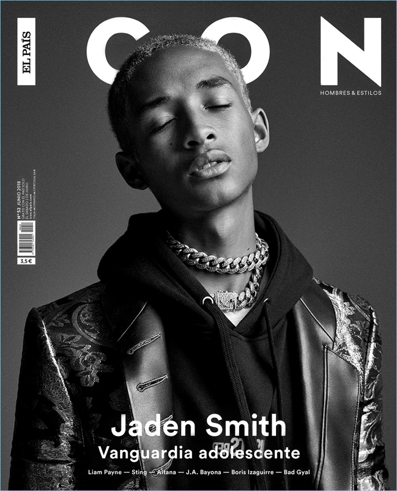 Jaden Smith covers the June 2018 issue of Icon El País.