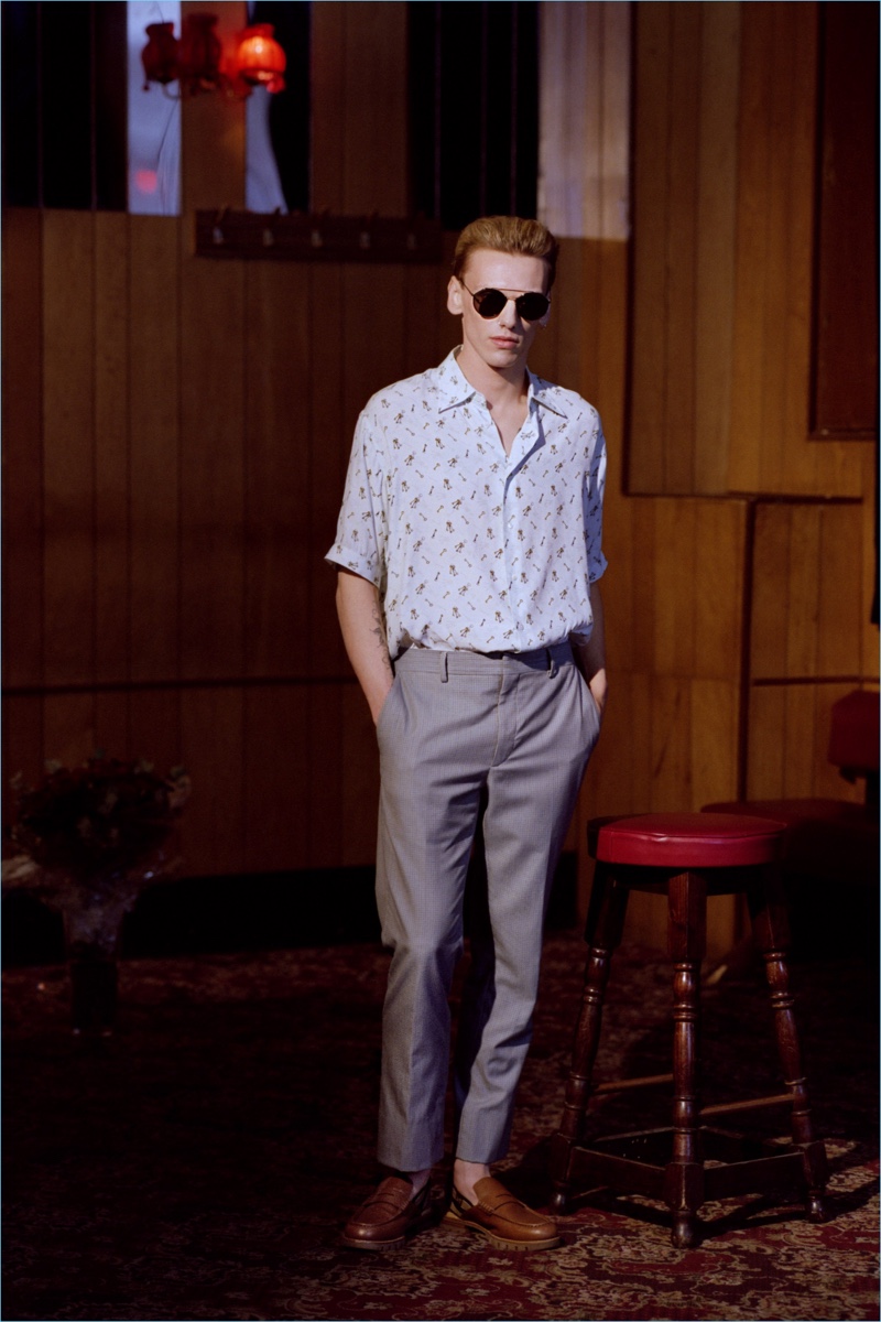 A fashionable vision, Jamie Campbell Bower stars in Fendi's spring-summer 2018 eyewear campaign.