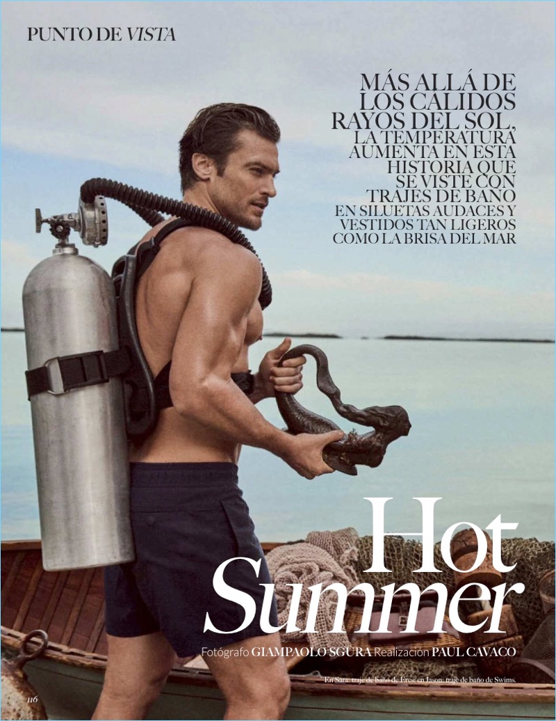 Giampaolo Sgura photographs Jason Morgan for Vogue México.