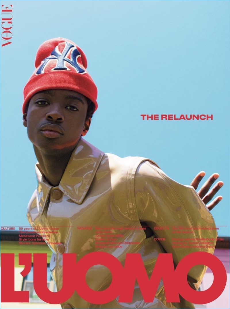 Alton Mason covers L'Uomo Vogue in Gucci. Arielle Bobb-Willis photographs Alton with styling by Avena Gallagher. » L'Uomo Vogue Relaunches: See the Covers Alton Mason covers L'Uomo Vogue in Gucci. Arielle Bobb-Willis photographs Alton with styling by Avena Gallagher.