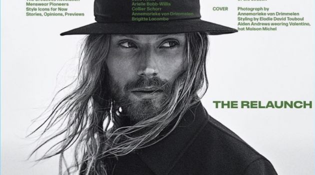 L'Uomo Vogue Relaunches: See the Covers Aiden Andrews covers L'Uomo Vogue in Valentino. Annemarieke Van Drimmelen photographs the Australian model with styling by Elodie David.