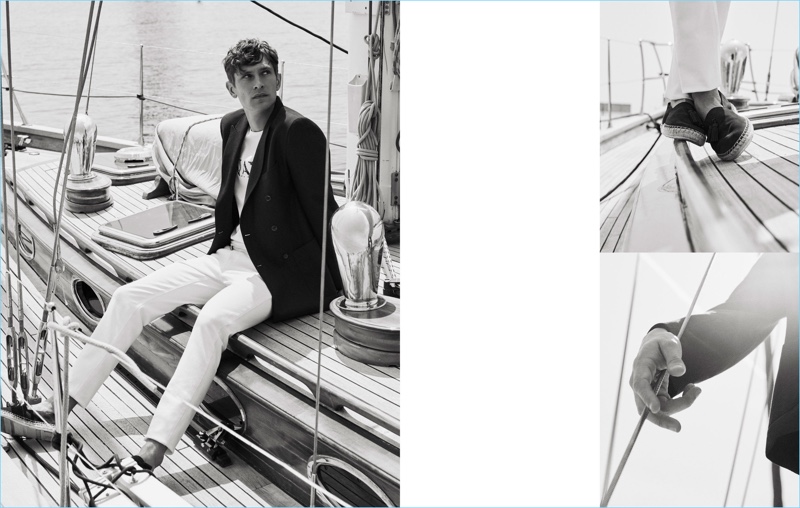 Massimo Dutti reunites with Mathias Laurisden for a nautical-inspired style edit.