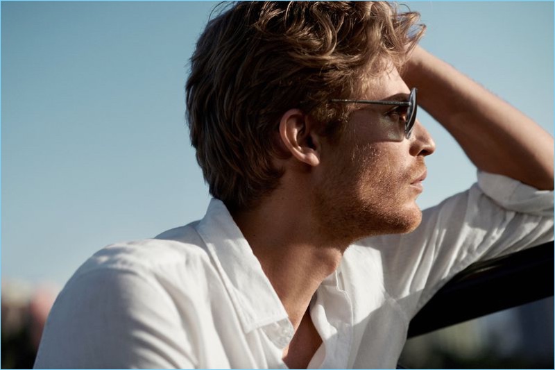 Embracing an attitude of leisure, Baptiste Radufe links up with Michael Kors.